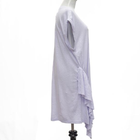 Current/Elliott Lavender Pacific Avenue Linen Blend T-Shirt Dress Size Large - Picture 4 of 12